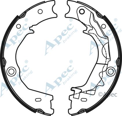 APEC BRAKING Jarrukenkäsarja, seisontajarru SHU797